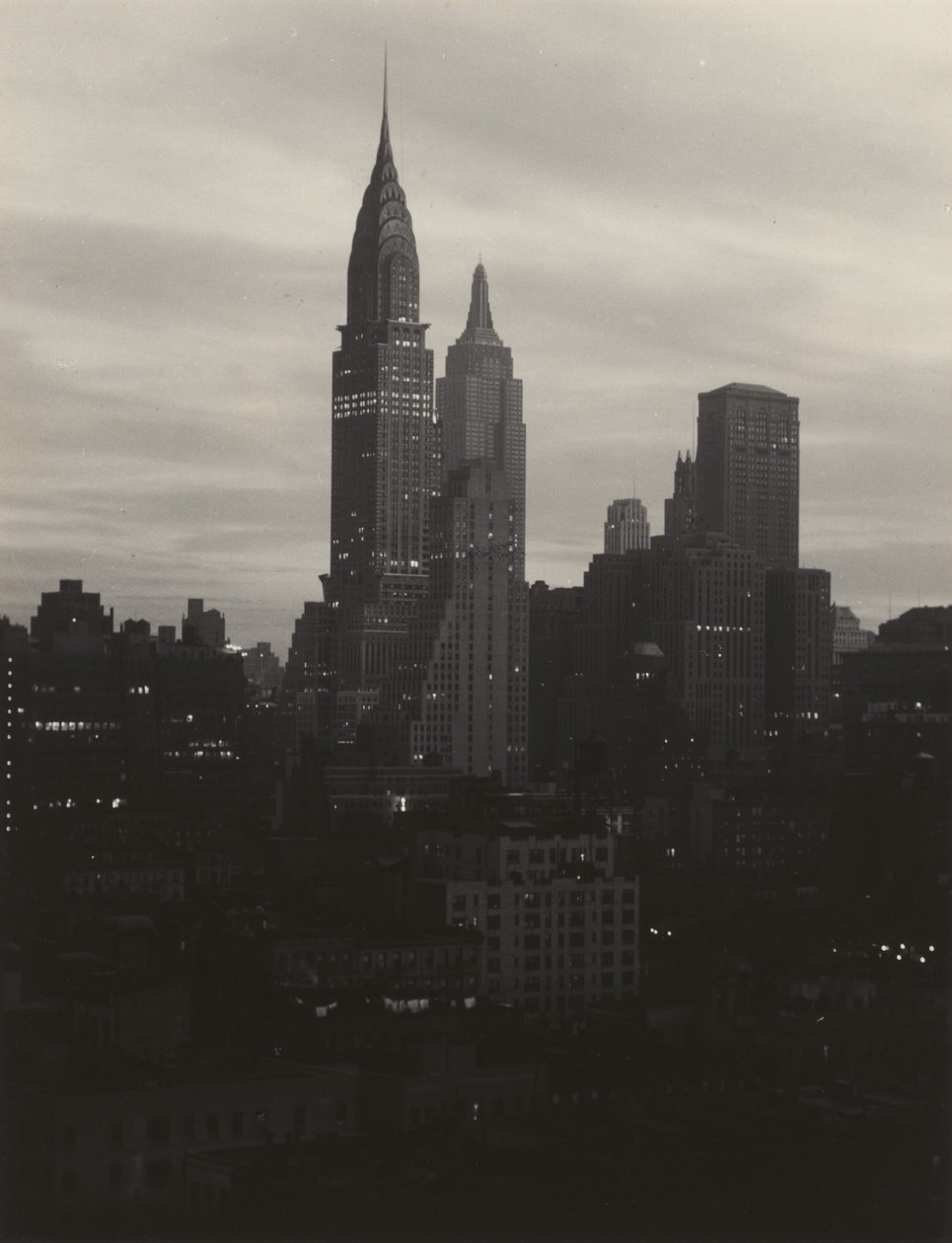 New York set fra 405 East 54th Street af Alfred Stieglitz