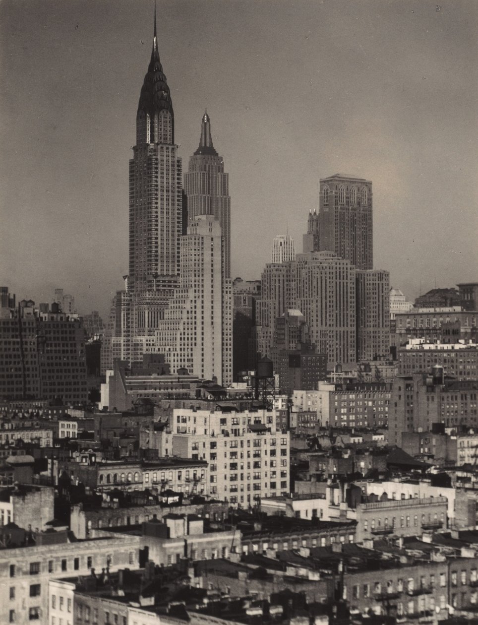 New York fra 405 East 54th Street af Alfred Stieglitz