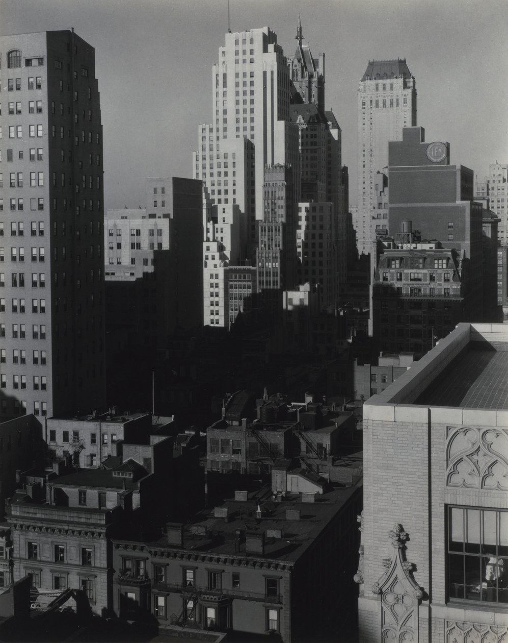 New York fra An American Place af Alfred Stieglitz