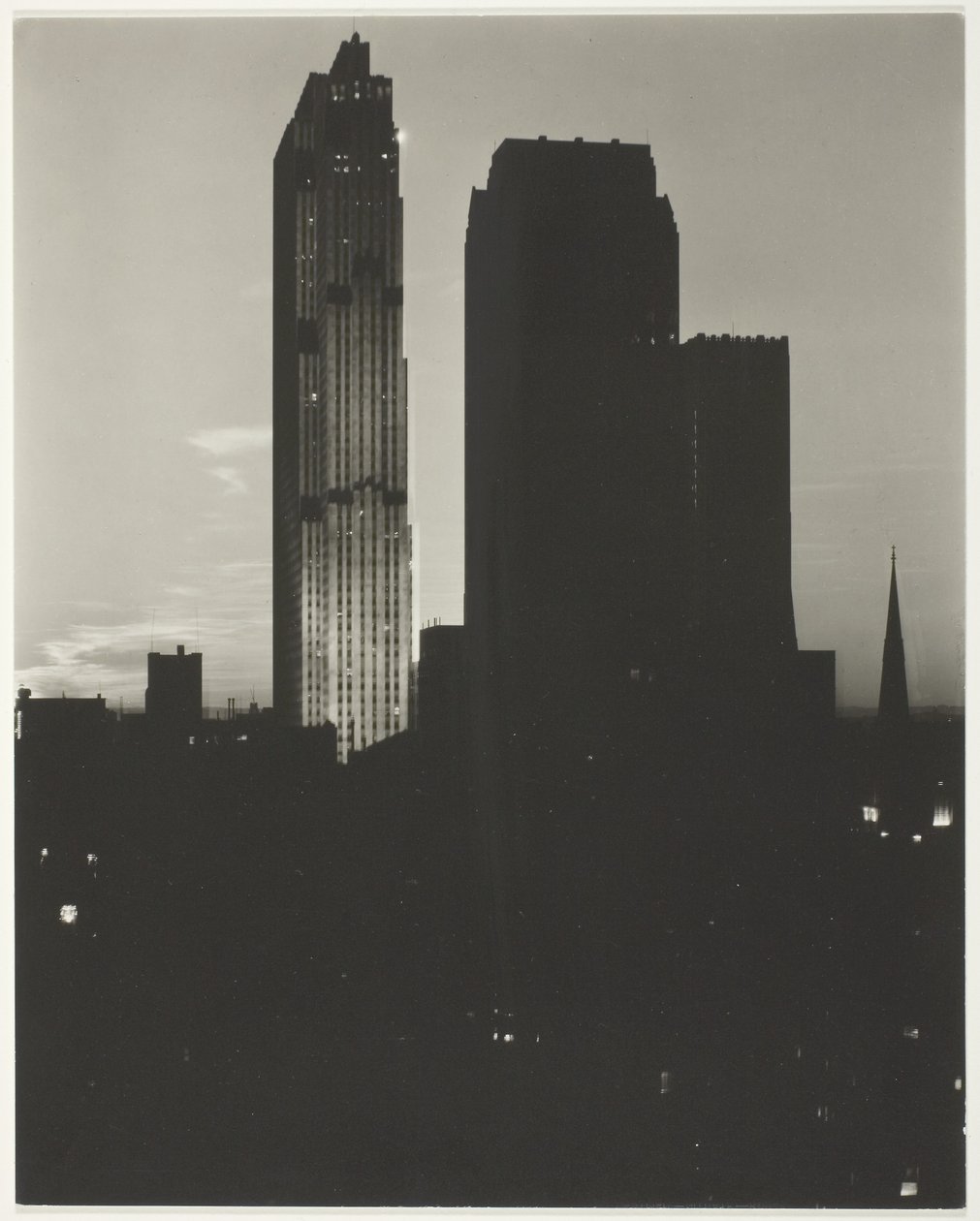 New York fra Shelton af Alfred Stieglitz
