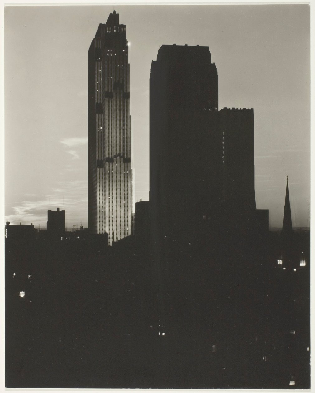 New York fra Shelton af Alfred Stieglitz