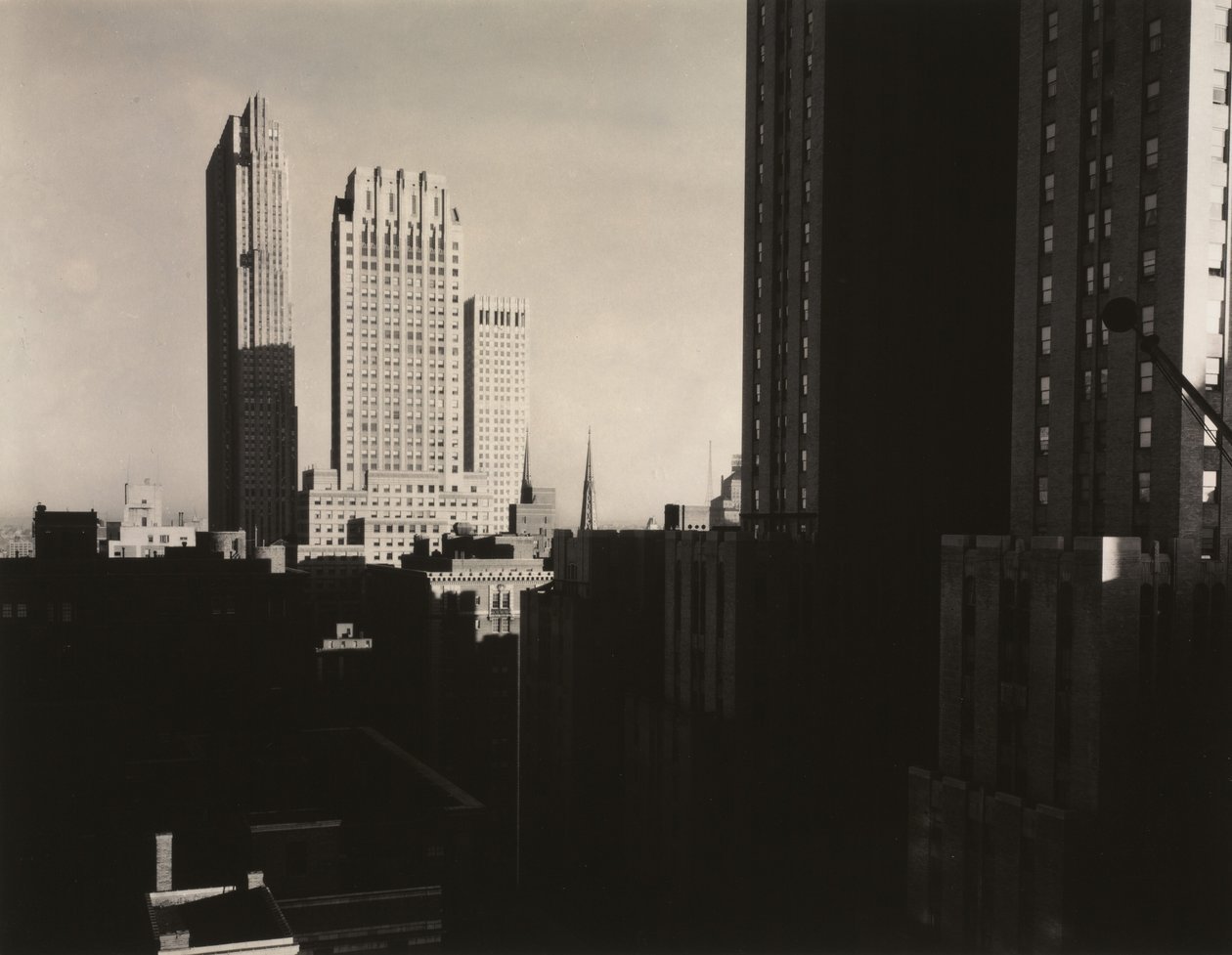 New York set fra Shelton af Alfred Stieglitz