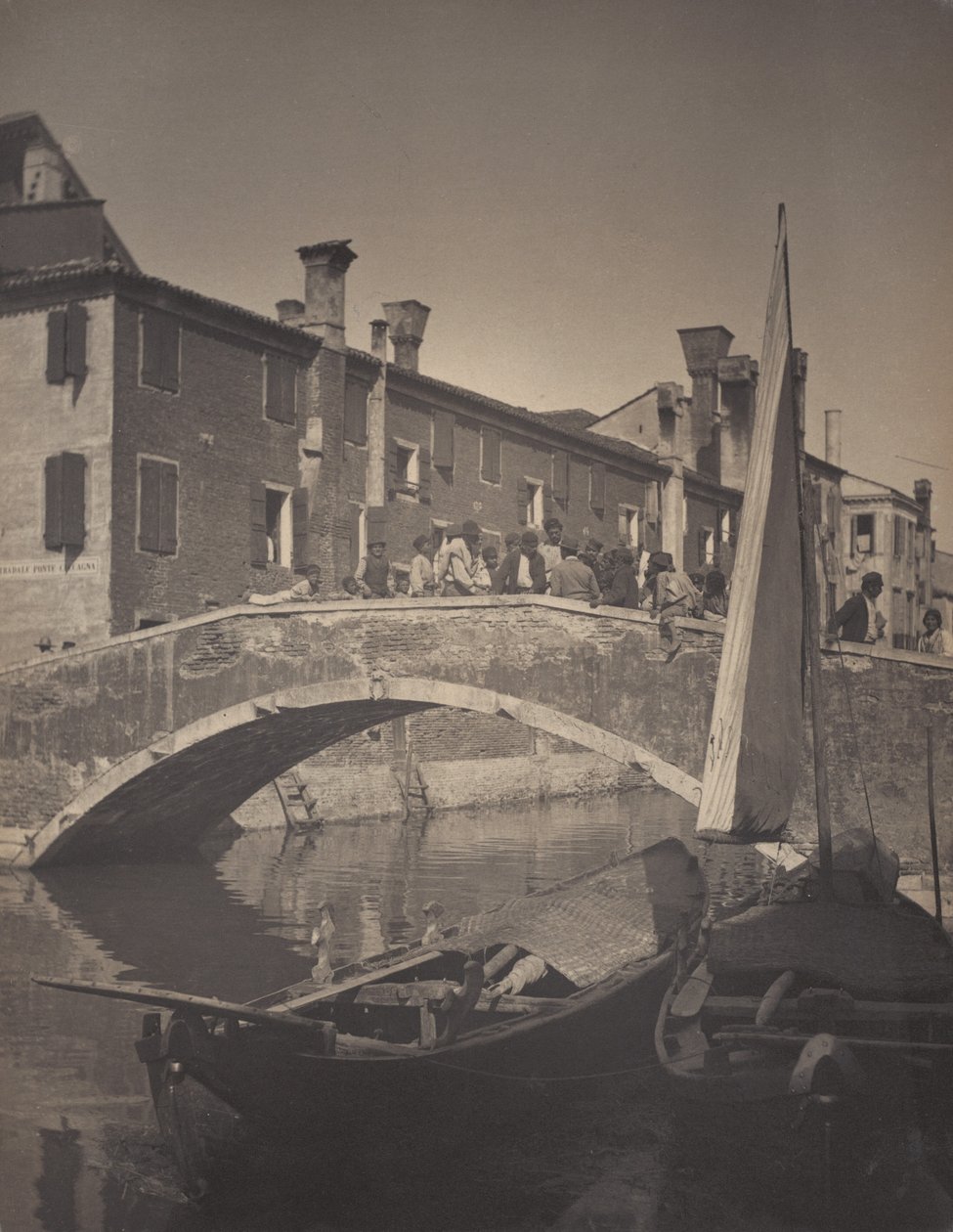 På broen – Chioggia af Alfred Stieglitz