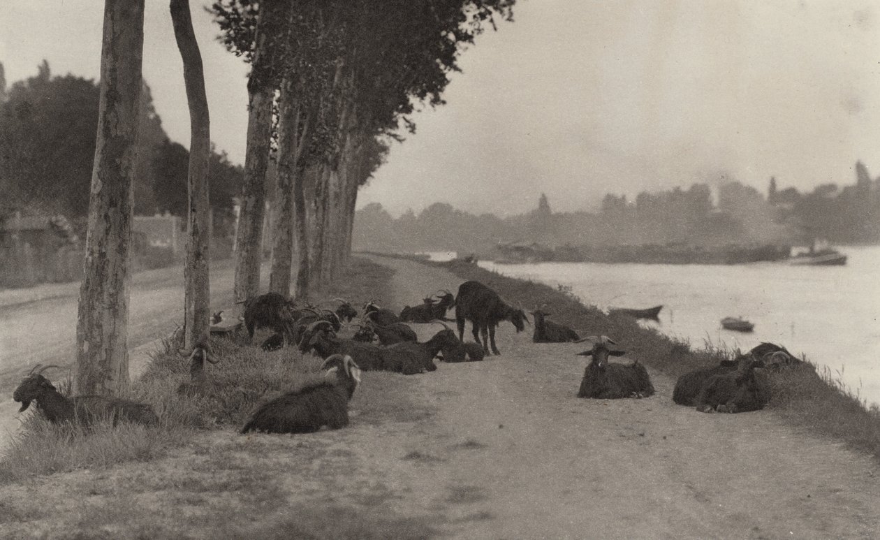 Ved Seinen - nær Paris af Alfred Stieglitz