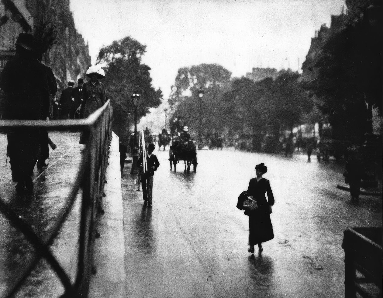 Paris, gadebillede / foto 1911 af Alfred Stieglitz