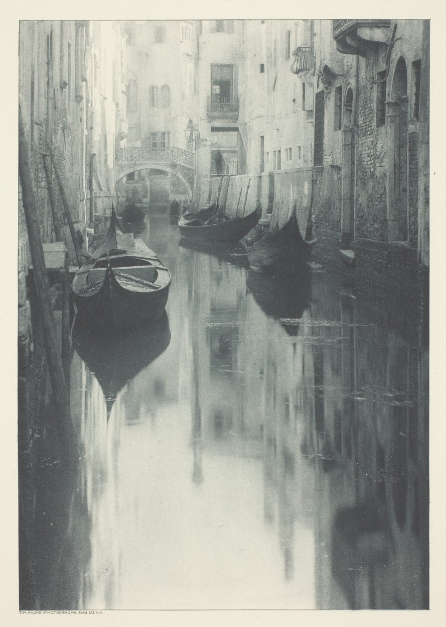 Refleksion-Venedig af Alfred Stieglitz
