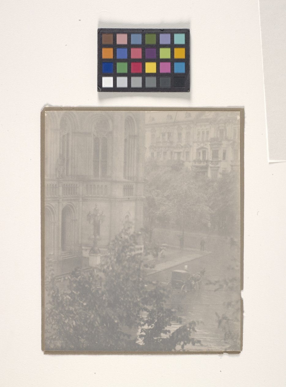 Snapshot--Fra mit vindue, Berlin (fotogravure) af Alfred Stieglitz