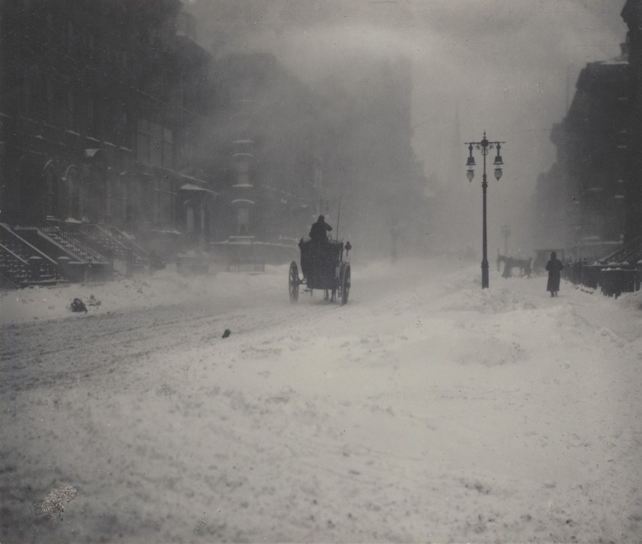 Snestormen, New York af Alfred Stieglitz