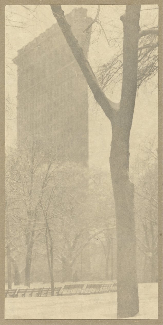 Flatiron -bygningen af Alfred Stieglitz