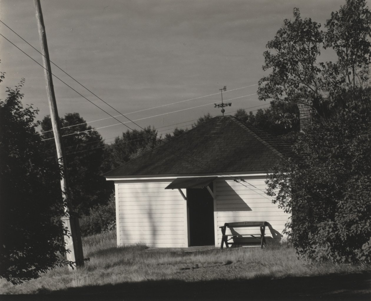 Det lille hus ved Lake George af Alfred Stieglitz