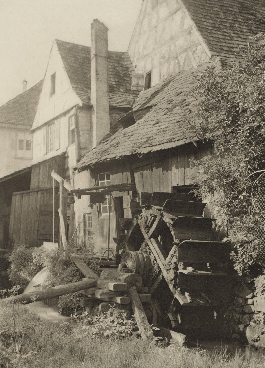 Den gamle mølle af Alfred Stieglitz