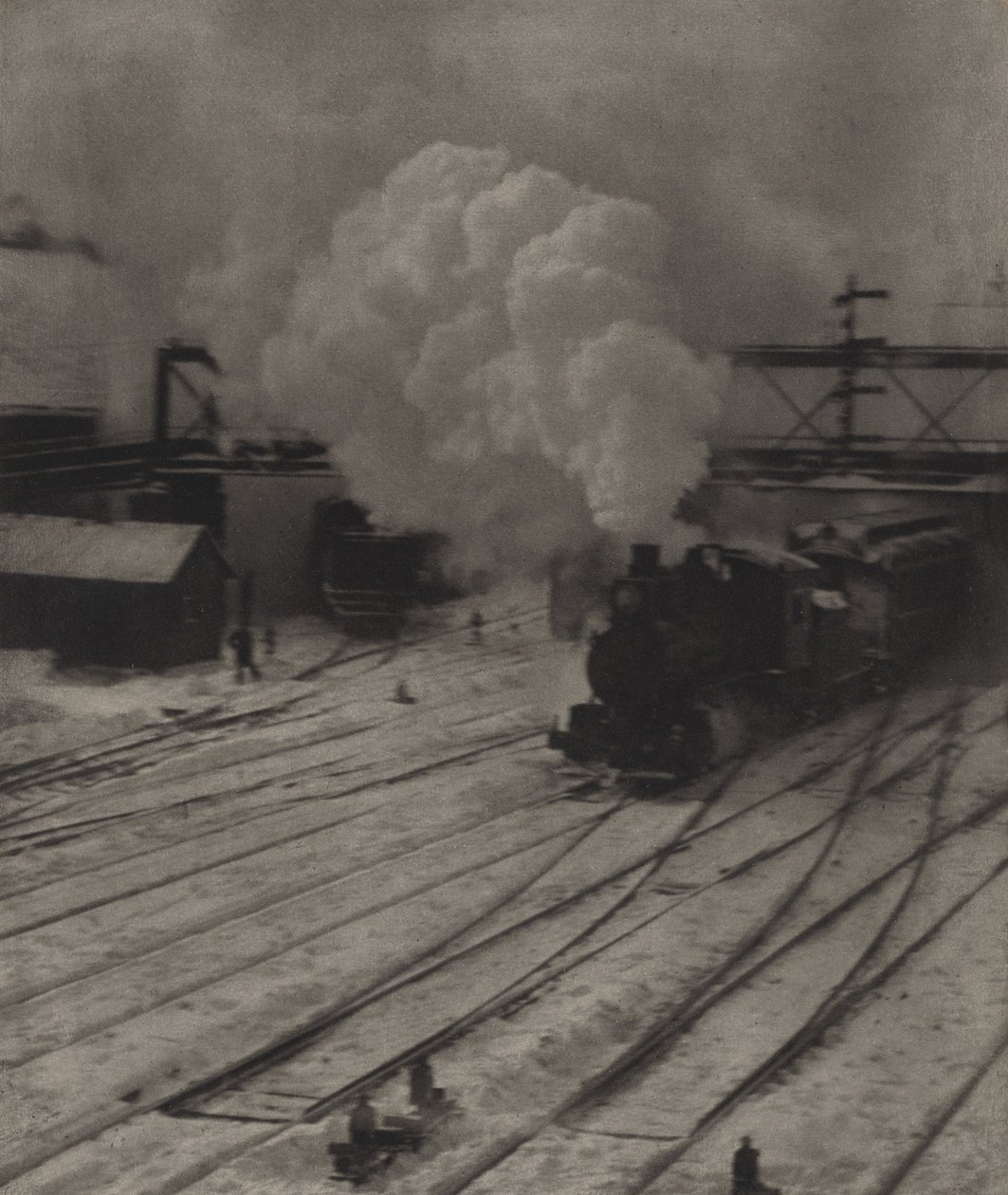 Jernbanegården, vinter af Alfred Stieglitz