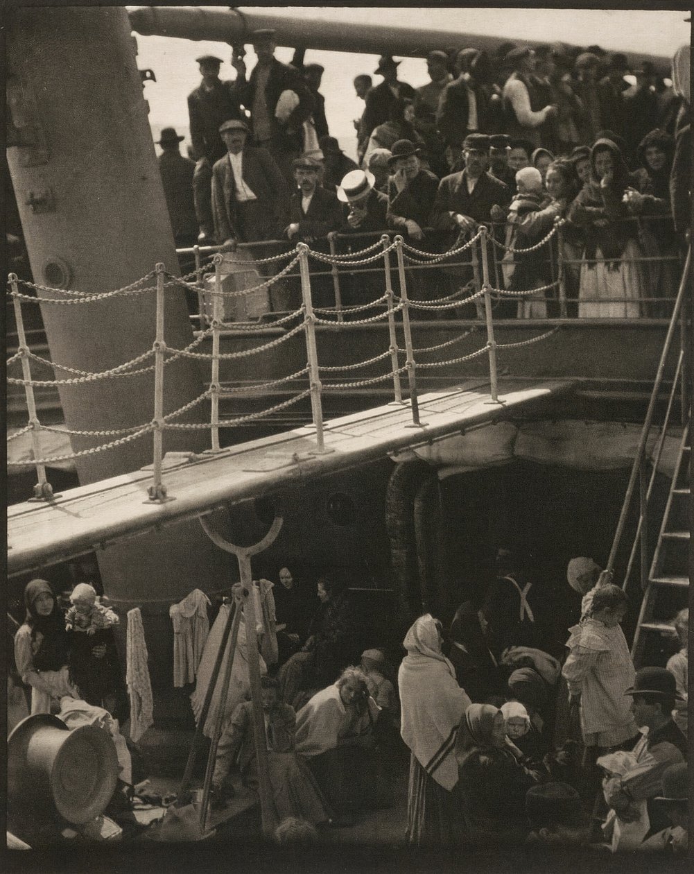 The Steerage, 1907, trykt 1915. af Alfred Stieglitz