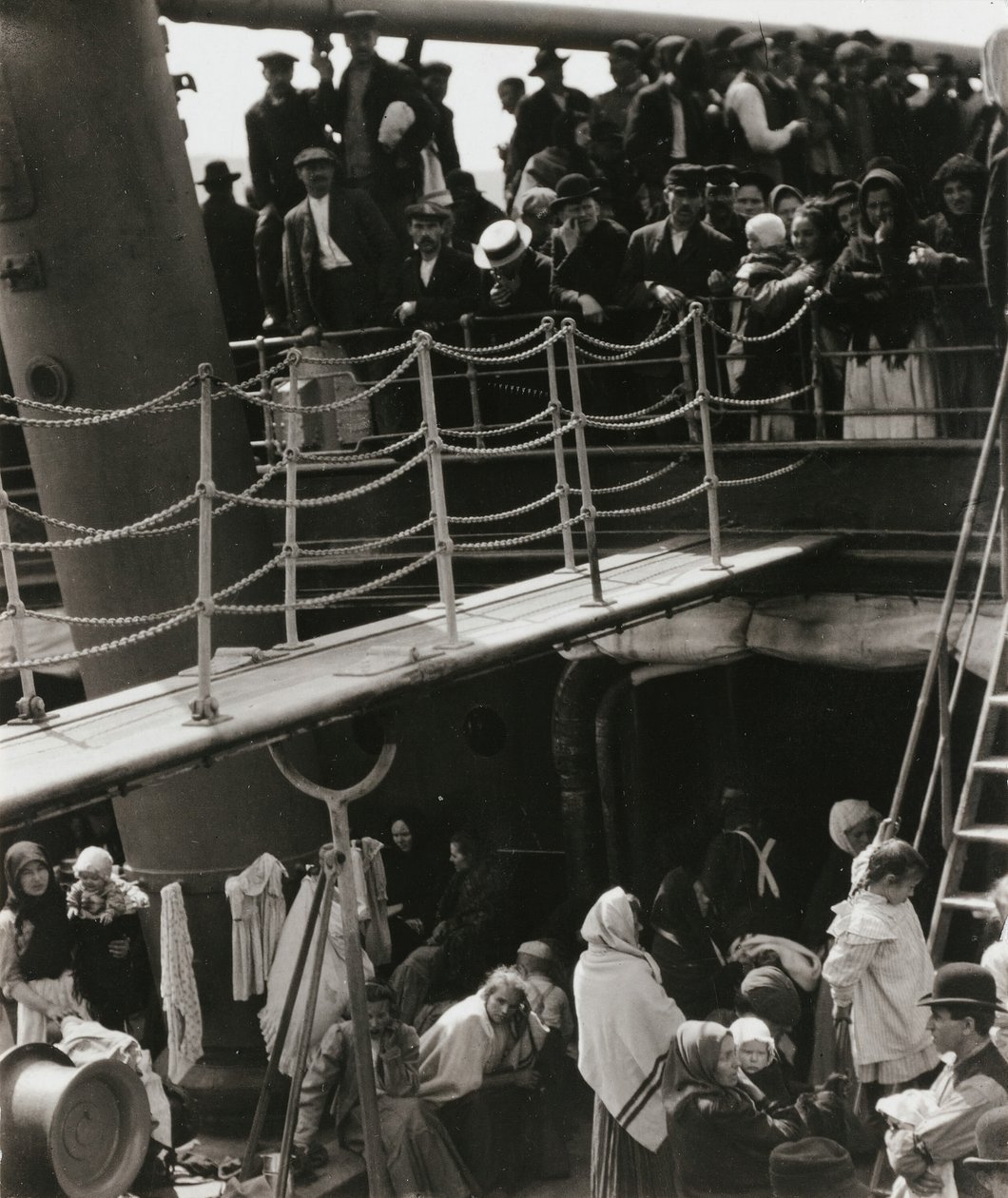 The Steerage, 1907, trykt 192039. af Alfred Stieglitz