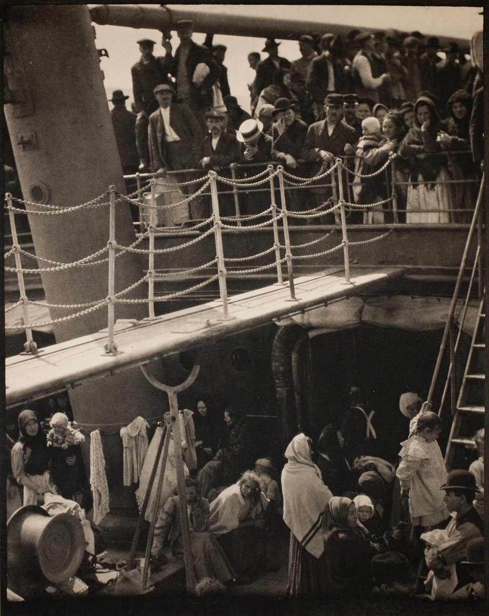 The Steerage, 1907, trykt i eller før 1913. af Alfred Stieglitz