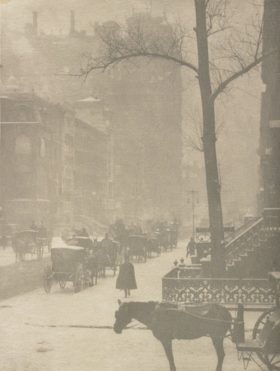 Gaden, Design til en plakat (fotogravure) af Alfred Stieglitz