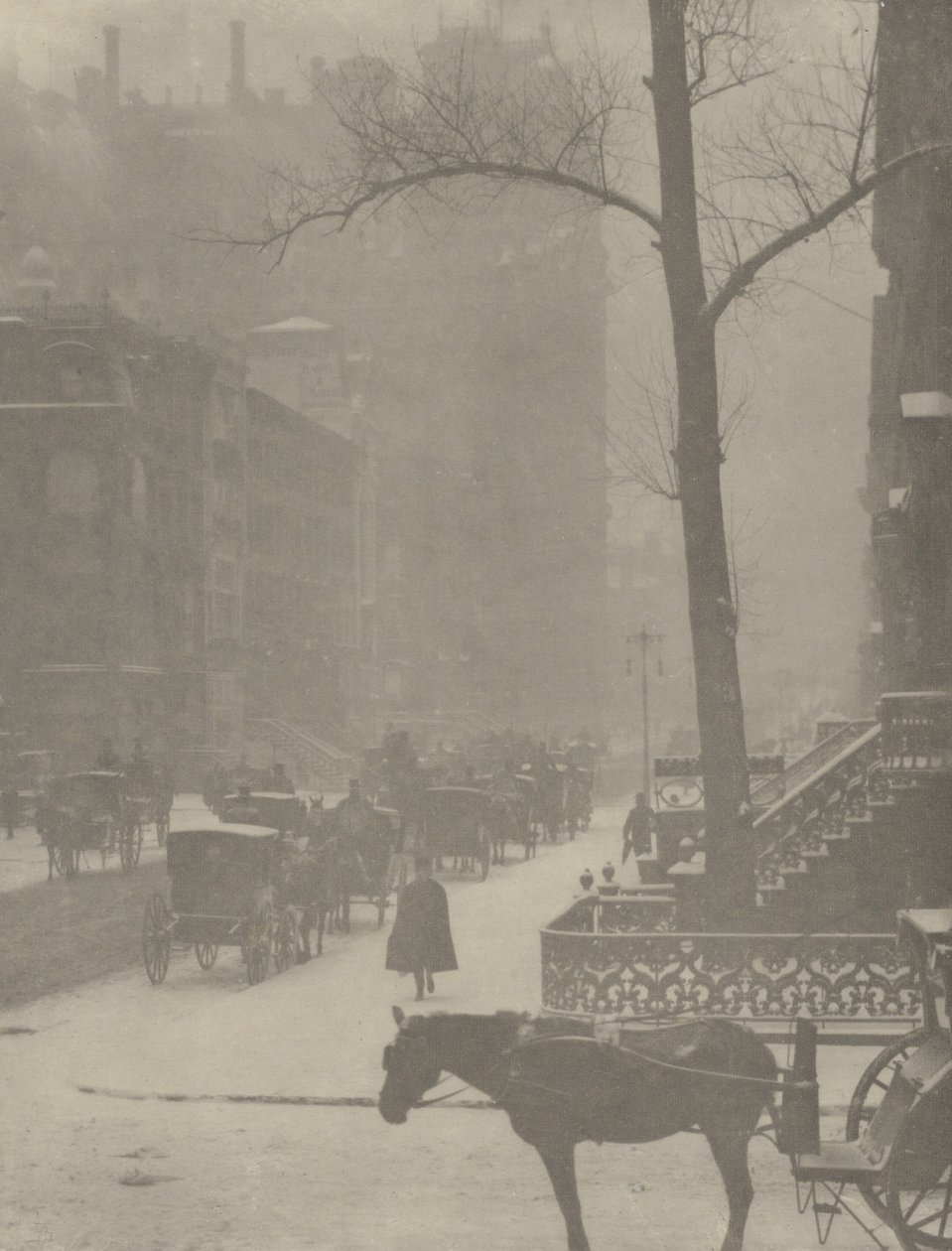 Gaden, Fifth Avenue af Alfred Stieglitz