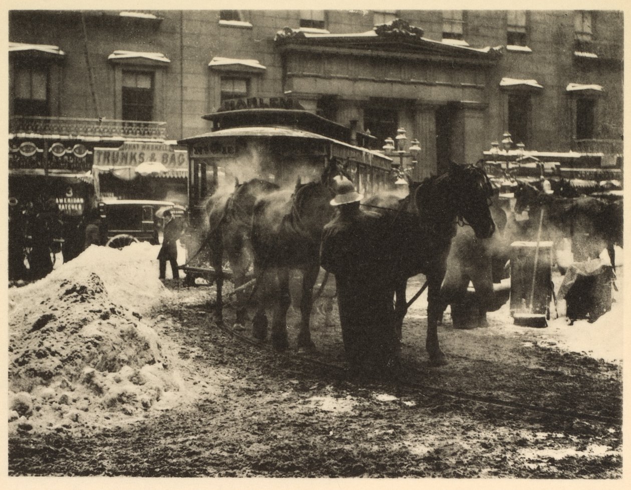 Terminalen, 1893. af Alfred Stieglitz