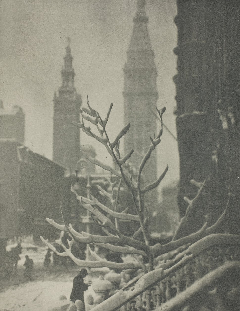 Two Towers, New York af Alfred Stieglitz