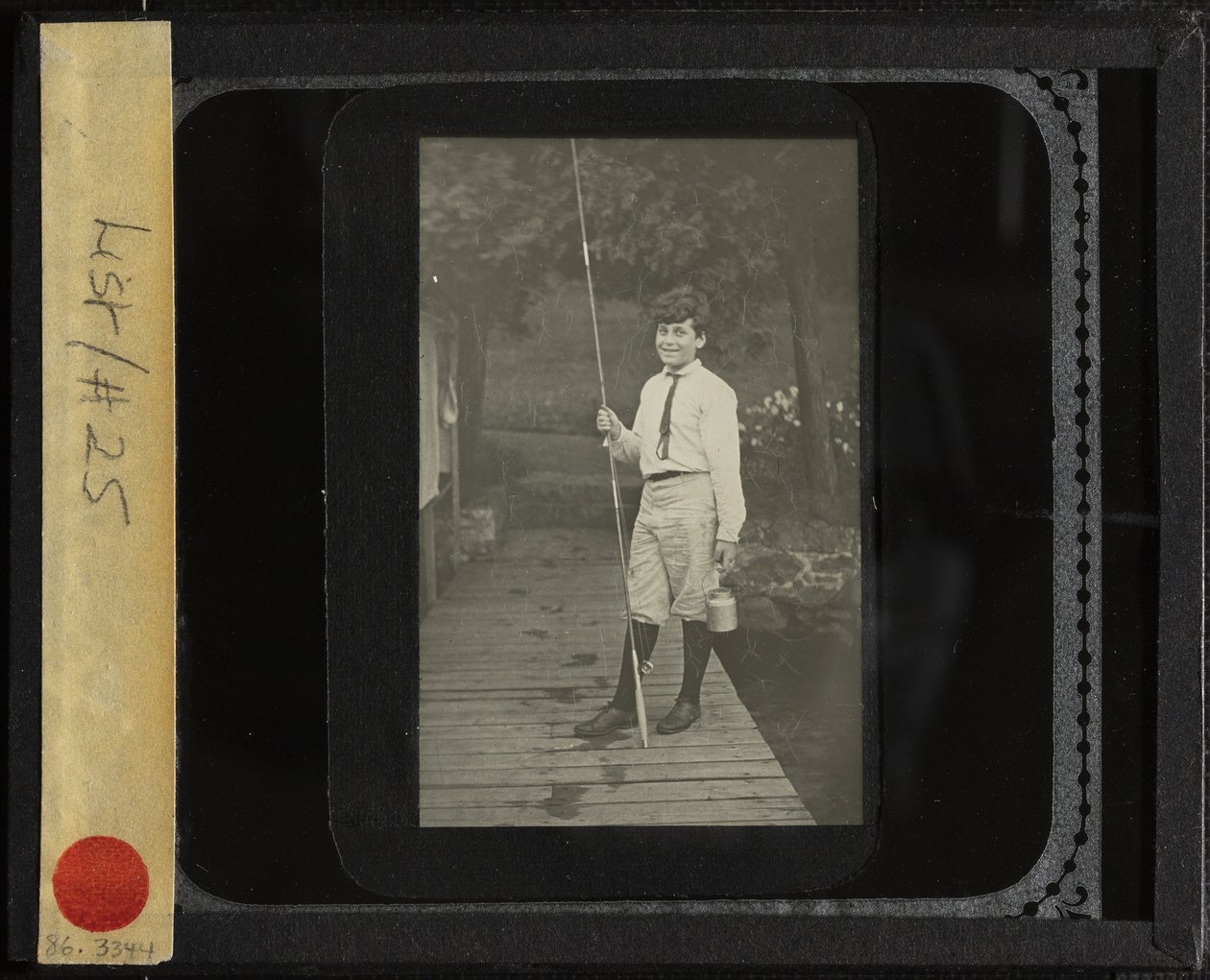 Uden titel Howard med fiskestang, 1910 eller 1912. af Alfred Stieglitz