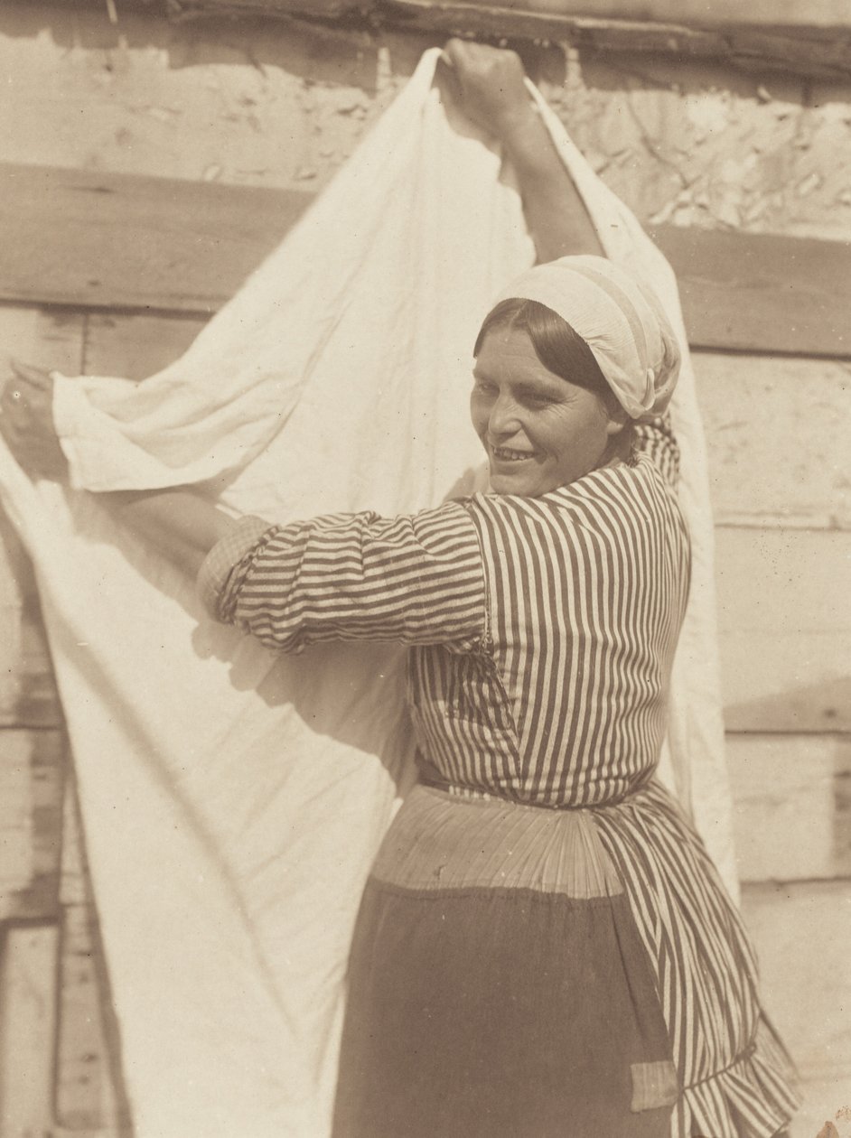 Vaskedag, Katwijk af Alfred Stieglitz