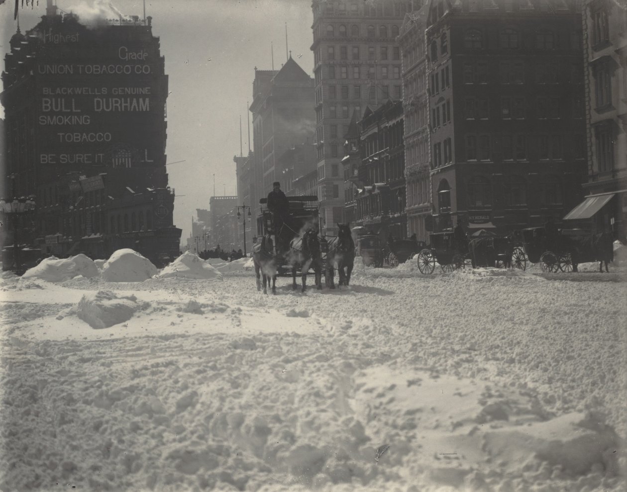 Vinter, New York af Alfred Stieglitz