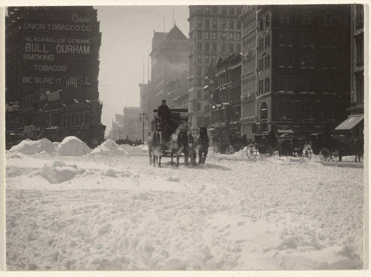 Vinter, New York af Alfred Stieglitz