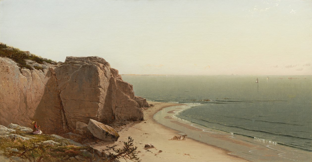 En stille dag nær Manchester, 1873. af Alfred Thompson Bricher