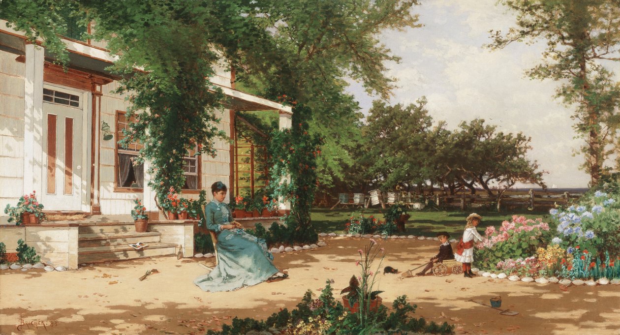 I mine naboers have, 1883 af Alfred Thompson Bricher