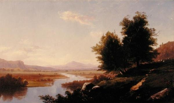 Saco River, Mount Washington af Alfred Thompson Bricher