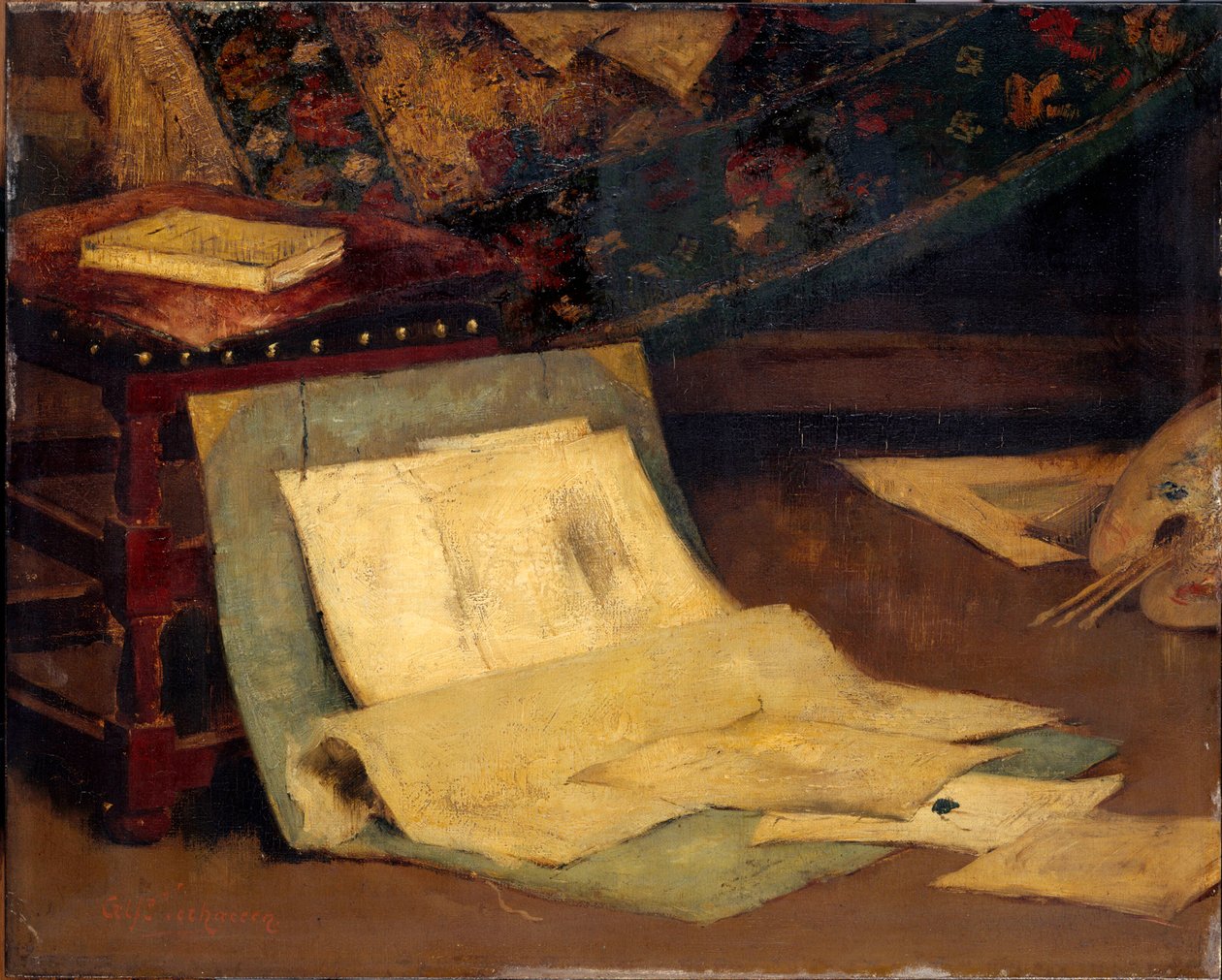 Hjørne af atelierens atelier, 1849-1924. af Alfred Verhaeren
