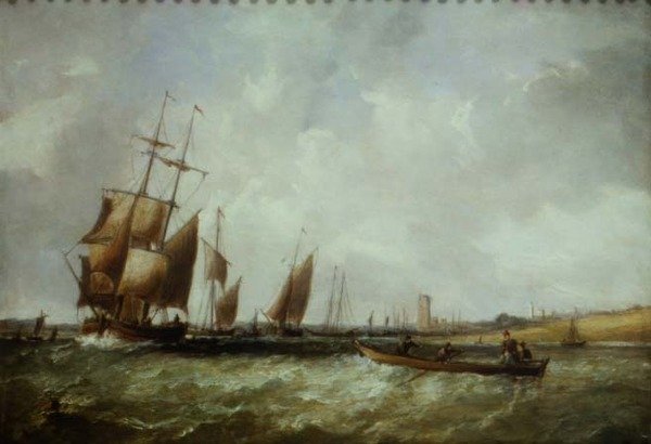 Forsendelse i Bristol Channel af Alfred Vickers
