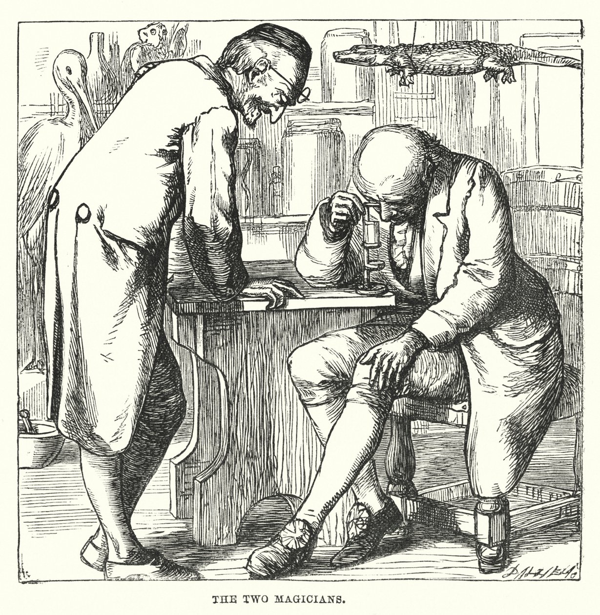 H.C. Andersen: Dråben af vand (litografi) af Alfred Walter (after) Bayes