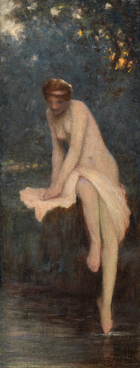 Nøgenbilleder (olie på lærred) af Alfred Ward