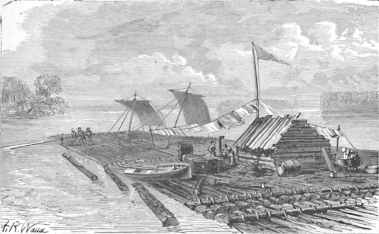 Flåden, 1883 af Alfred Rudolph Waud