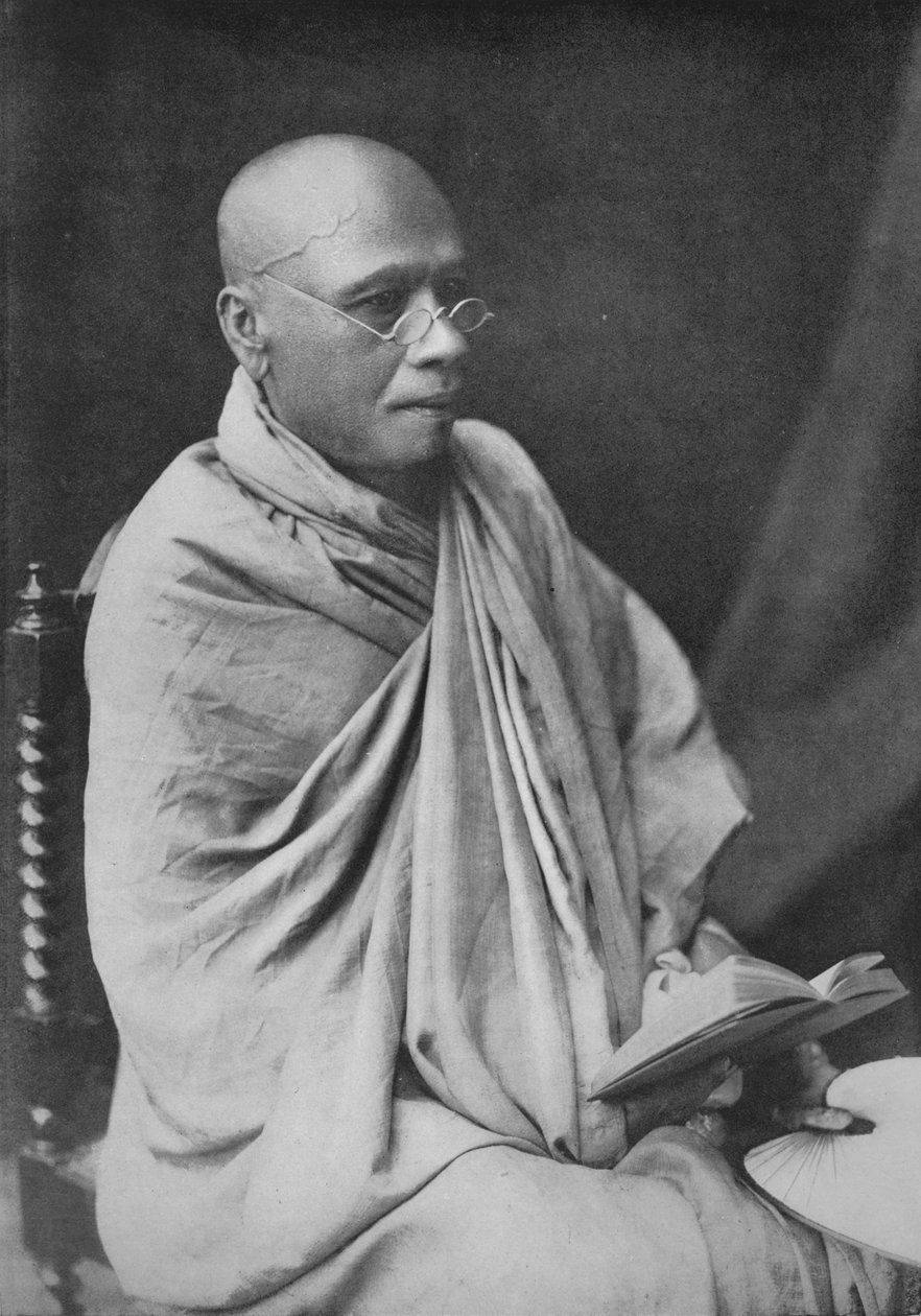 En buddhistisk præst, c1890, 1910 af Alfred William Amandus Plate