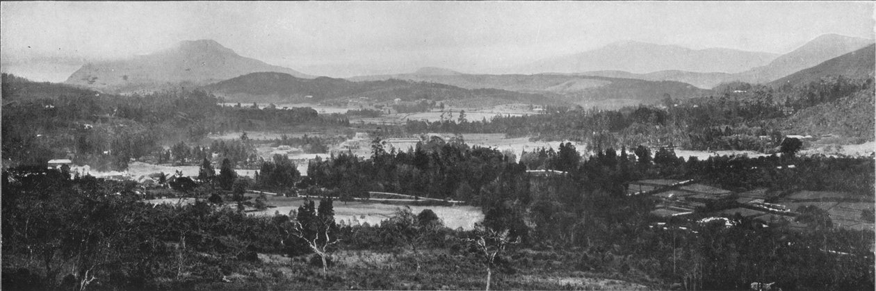 Generelt syn på Nuwara Eliya, c1890, 1910 af Alfred William Amandus Plate