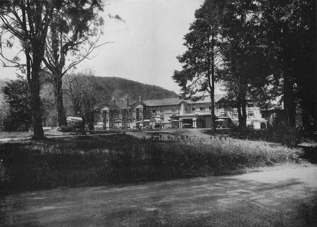 The Grand Hotel, Nuwara Eliya, c1890, 1910 af Alfred William Amandus Plate