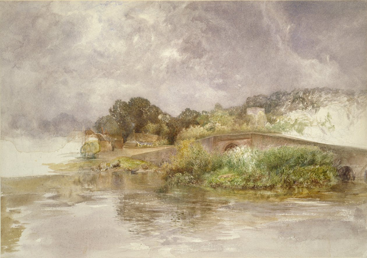 Sonning Bridge, c1882 af Alfred William Hunt
