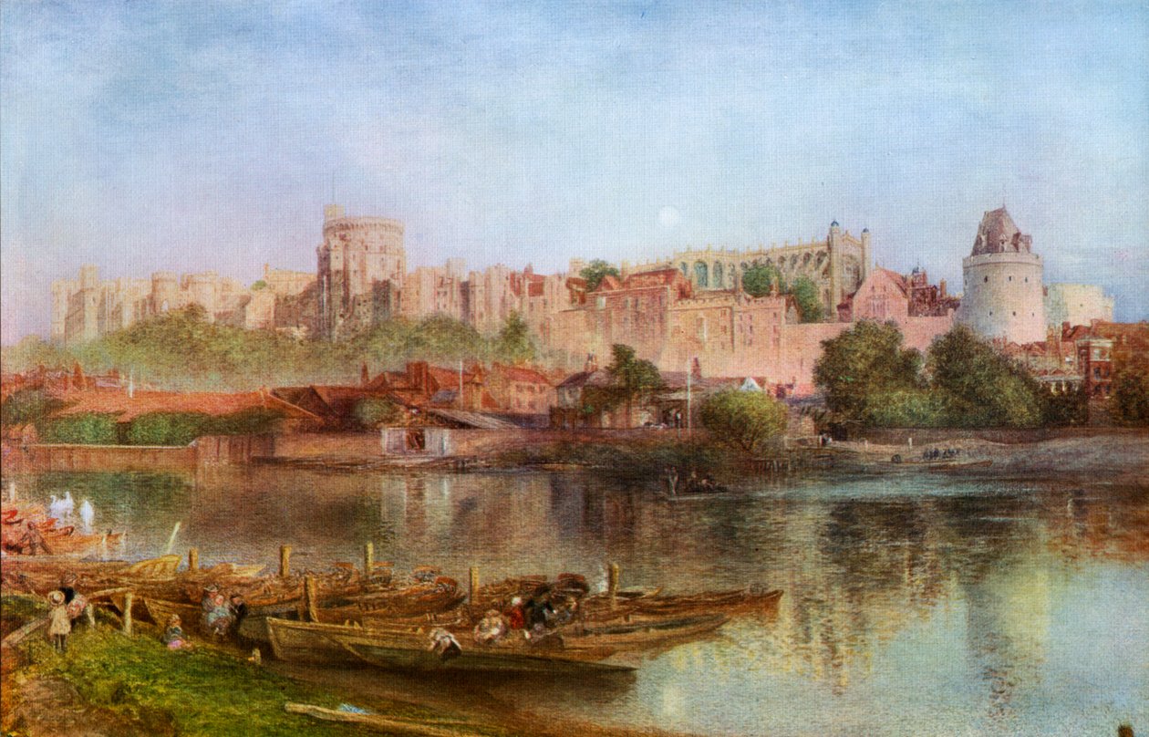 Windsor Castle, 1889, 1912. af Alfred William Hunt