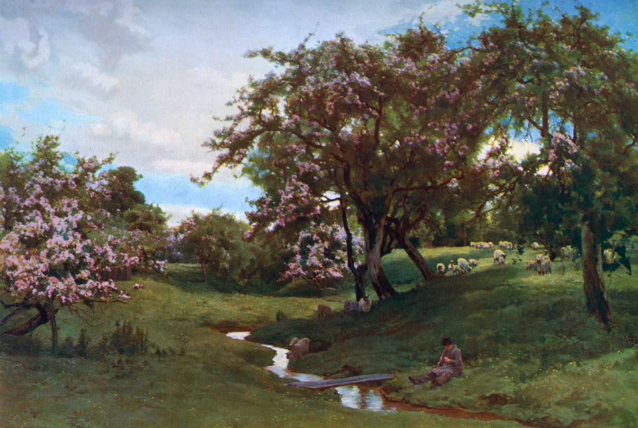 `Da naturen malede alle ting homoseksuelle, 1887, 1912. af Alfred William Parsons