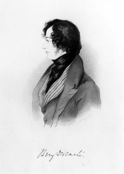 Portræt af Benjamin Disraeli (1804-81) 1837 af Alfred d Orsay