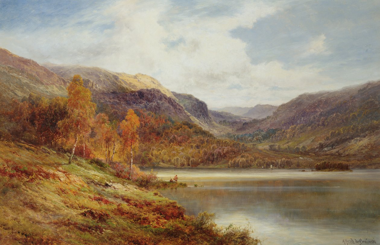 oktober i højlandet af Alfred de Breanski