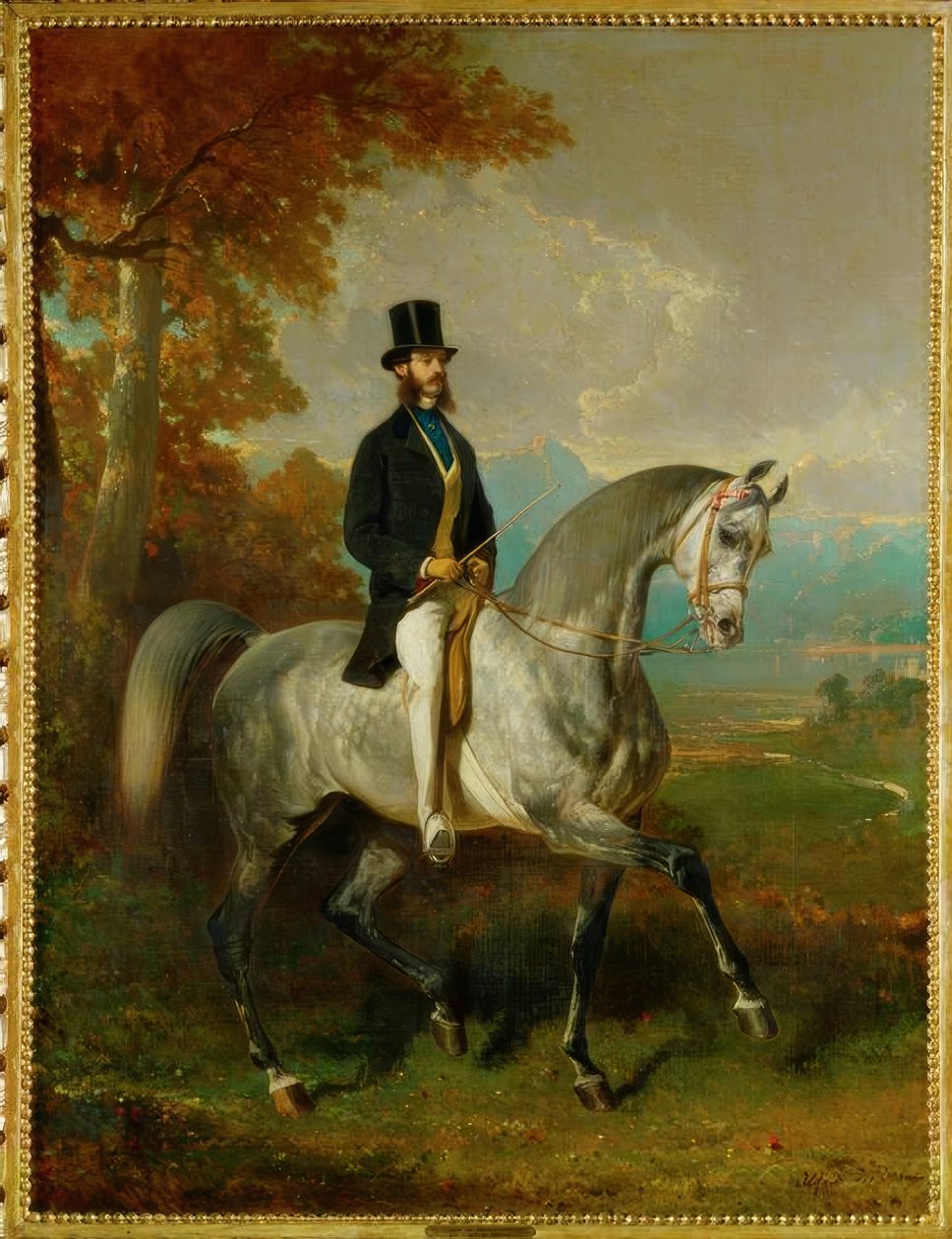 Alfred de Montgomery / Gem. v. De Dreux af Alfred Dedreux