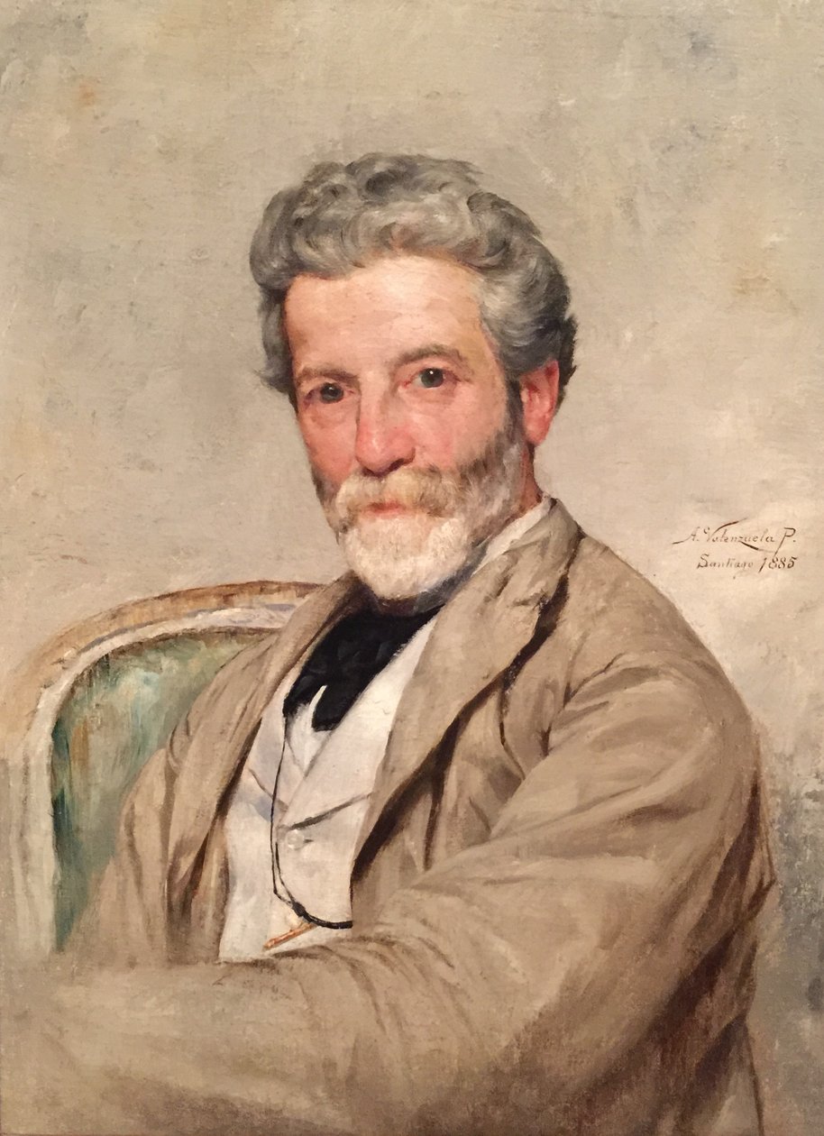Retrato af maleren Giovanni Mochi af Alfredo Valenzuela Puelma