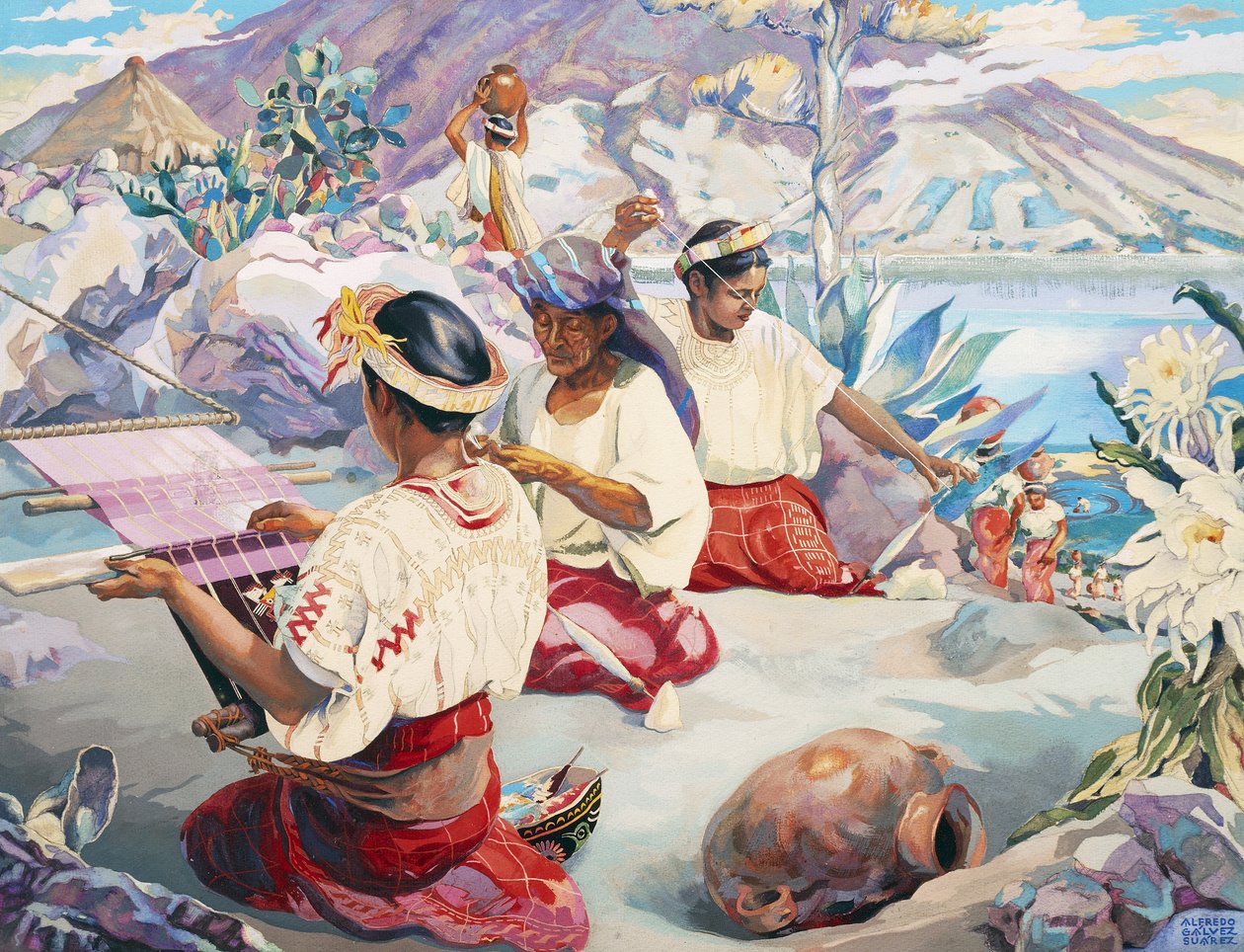 Væverne fra Atitlan af Alfredo Gálvez Suárez