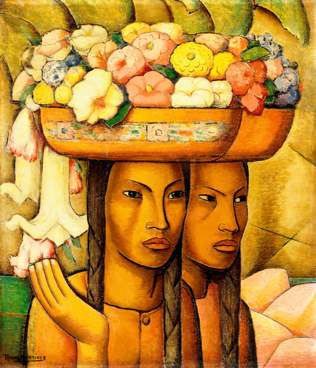 Blomster sælgere af Alfredo Ramos Martinez