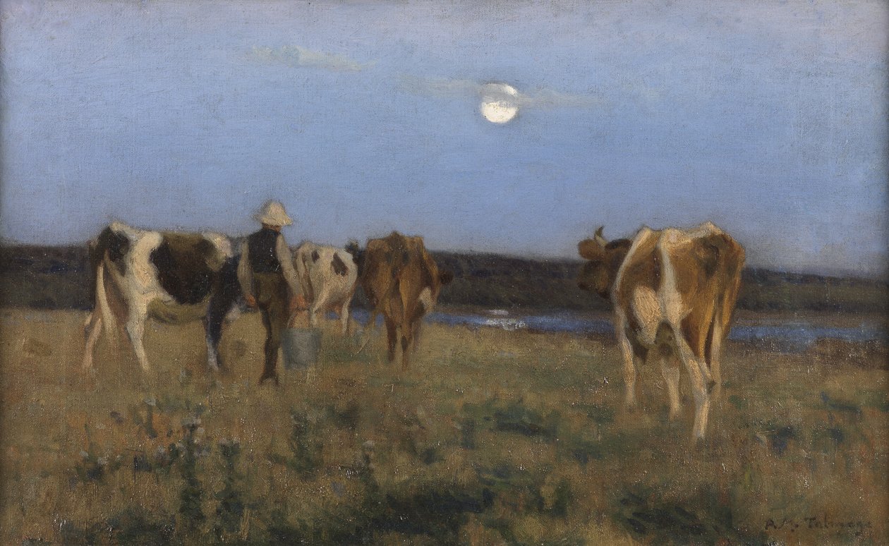 En sommermåne af Algernon Mayow Talmage