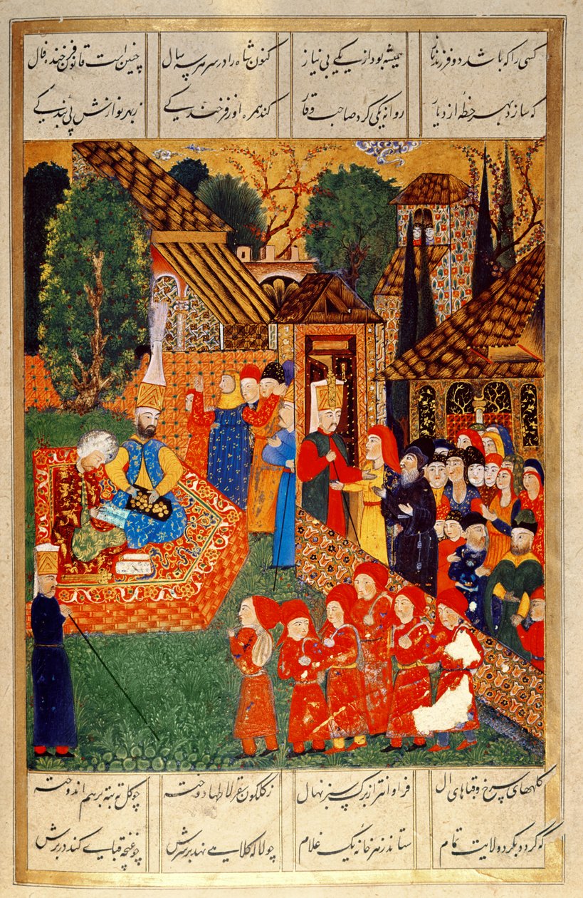 En janitsjarofficer, der rekrutterer devsirme til Sultan Suleyman I (1495-1566), fra 