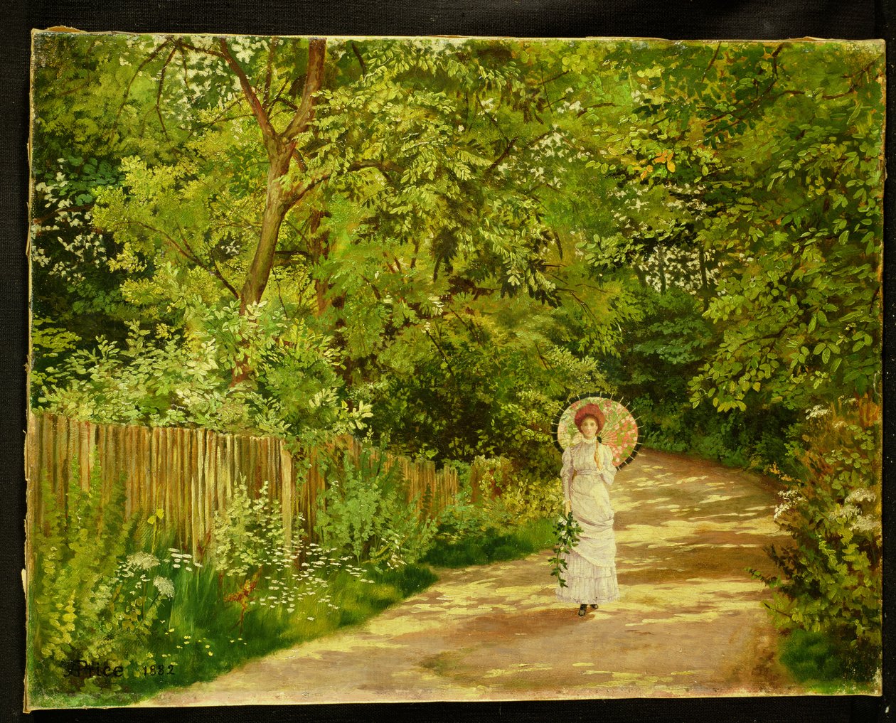 Dame med parasol af Alice Price